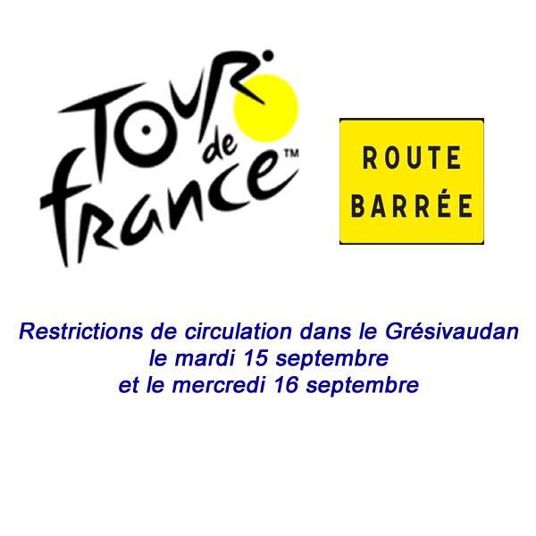Passage du tour de France le 15 et le 16 septembre : attention aux fermetures de routes