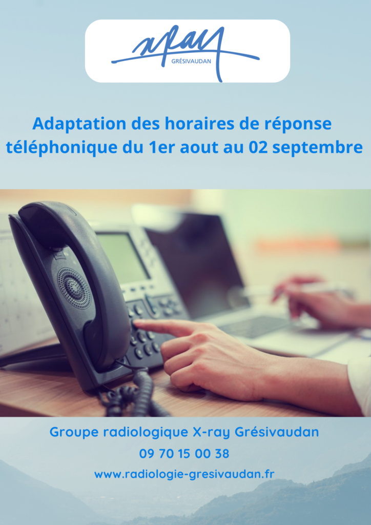 Adaptation des horaires de réponse téléphonique