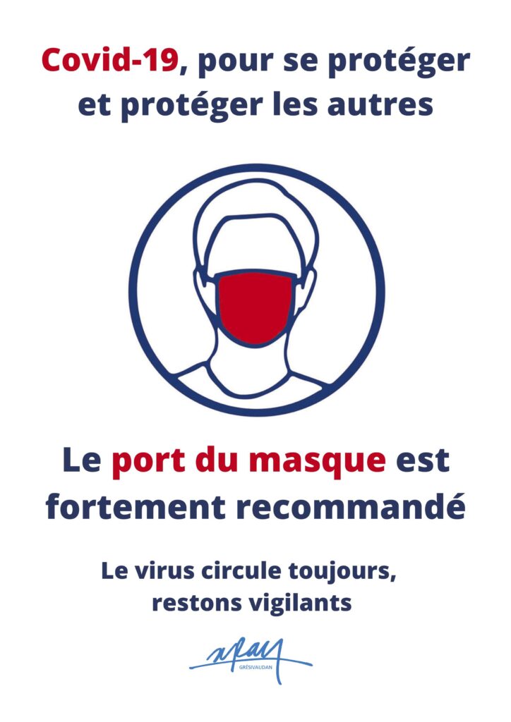 Le port du masque devient recommandé