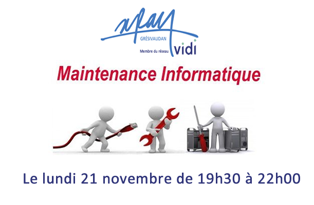 Indisponibilité des services en ligne le lundi 21 novembre en soirée